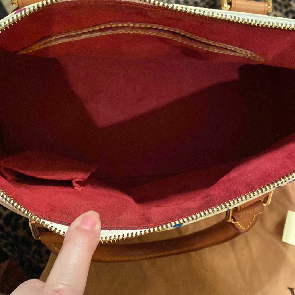 Louis Vuitton Alma White Murakami - Picture 7 of 9
